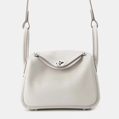 Pearl Swift Leather Lindy bag Size Mini - Hermes - Modalova