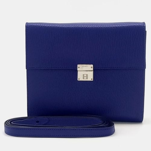 Hermes Blue Leather Click 16 Bag - Hermes - Modalova