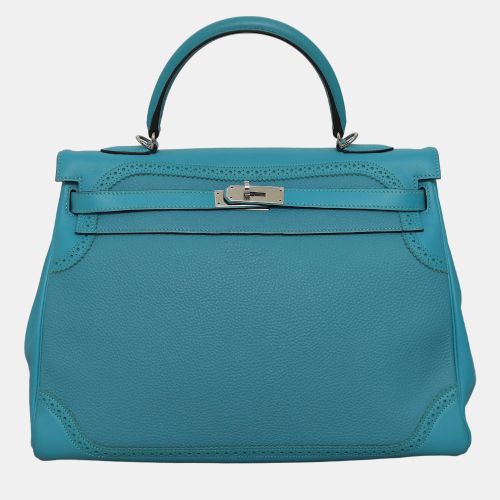 Hermes Leather Kelly Ghillies 35 Bag - Hermes - Modalova
