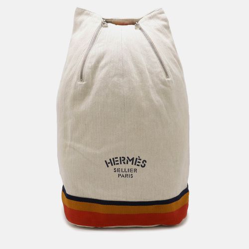 Hermes Beige Canvas Cavalier Shoulder Bag - Hermes - Modalova