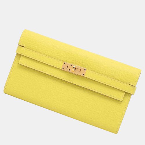 Hermes Long Wallet Kelly Souffle Epson - Hermes - Modalova