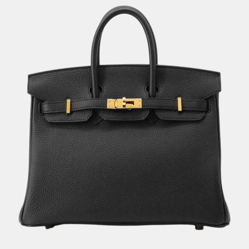 Hermes Black Togo Leather Birkin 25 Tote Bag - Hermes - Modalova