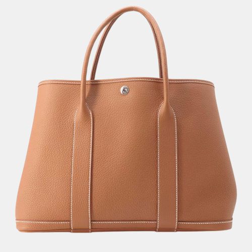 Hermes Garden Party Gold Negonda Leather Size Pm - Hermes - Modalova