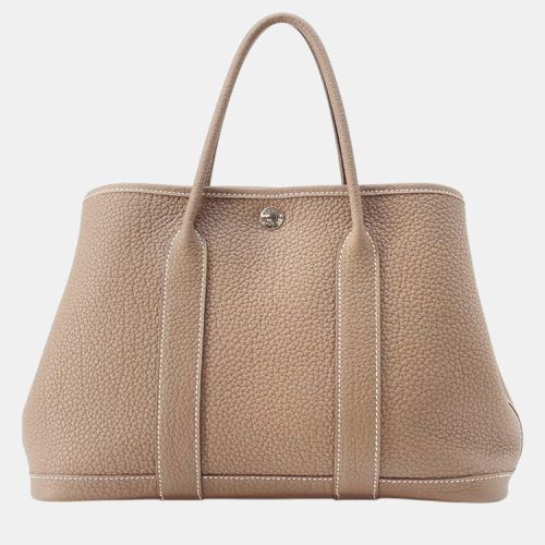 Hermes Garden Party Etoupe Negonda Leather Size Tpm - Hermes - Modalova