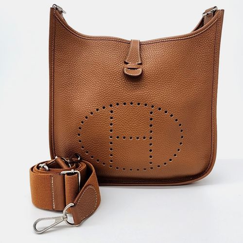 Hermes Gold Leather Evelyn 29 bag - Hermes - Modalova