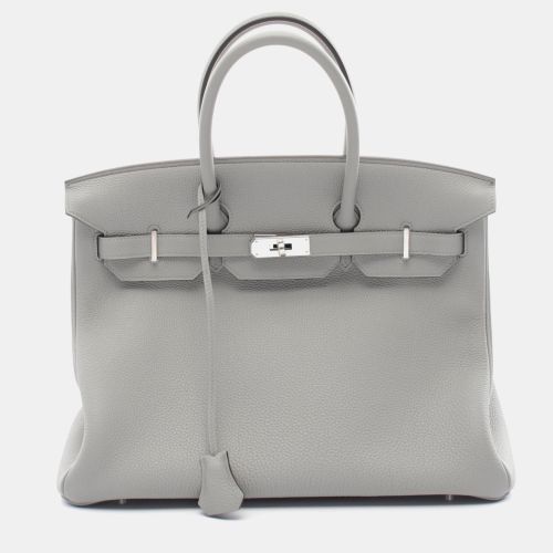 Hermes Grey Togo Leather Birkin 35 Tote Bag - Hermes - Modalova