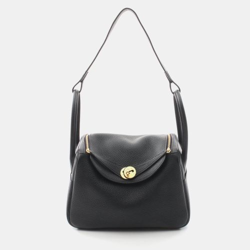 Hermes Black Leather Lindy 26 Shoulder Bag - Hermes - Modalova