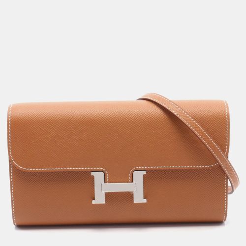 Hermes Brown Leather Constance Long To Go Shoulder Bag - Hermes - Modalova