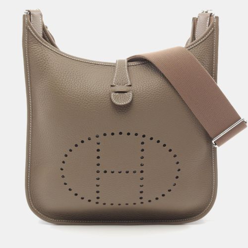 Hermes Brown Leather Evelyne III PM Shoulder Bag - Hermes - Modalova