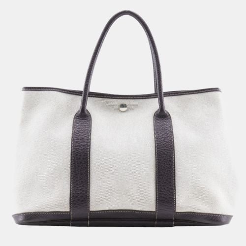 Hermes Brown Canvas Garden Party PM Tote Bag - Hermes - Modalova