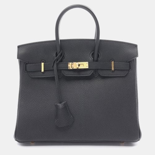 Hermes Black Togo Leather Birkin 25 Tote Bag - Hermes - Modalova