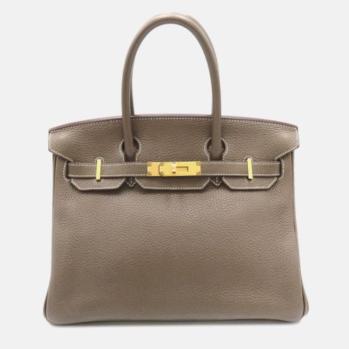 Hermes Grey Togo Leather Birkin 30 Tote Bag - Hermes - Modalova