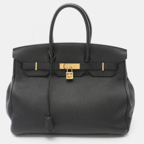 Hermes Black Togo Leather Birkin 35 Tote Bag - Hermes - Modalova