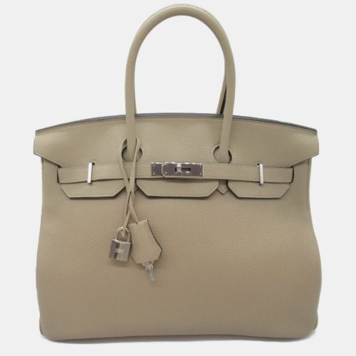 Hermes Beige Togo Leather Birkin 35 Tote Bag - Hermes - Modalova