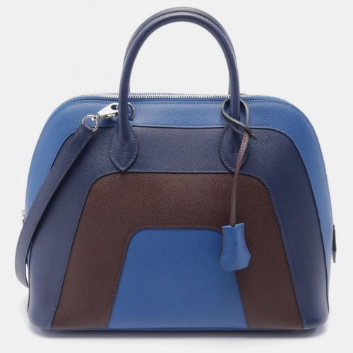 Blue Leather Bolide 1923 30 Handbag - Hermes - Modalova