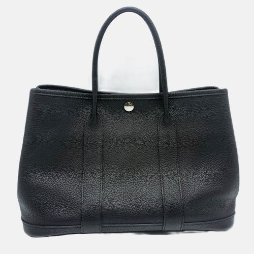 Hermes Black Negoda Leather Garden Party TPM Tote Bag - Hermes - Modalova