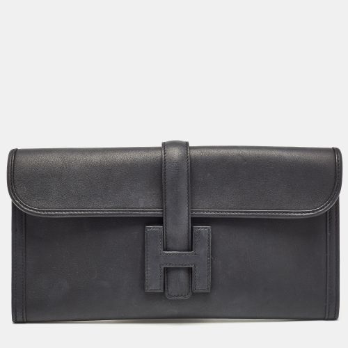 Hermes Bleu Indigo Swift Leather Elan Jige 29 Clutch - Hermes - Modalova