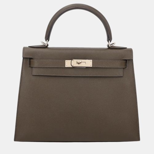 Hermes Vert Veronese Grain d`H Leather Kelly 28 Bag - Hermes - Modalova