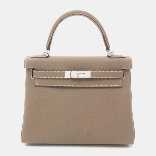 Hermes Brown Togo Leather Kelly 28 Bag - Hermes - Modalova