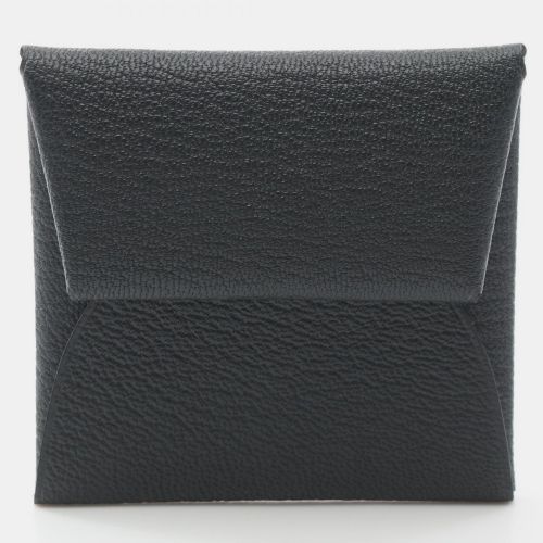 Hermes Black Leather Bastia Wallet - Hermes - Modalova