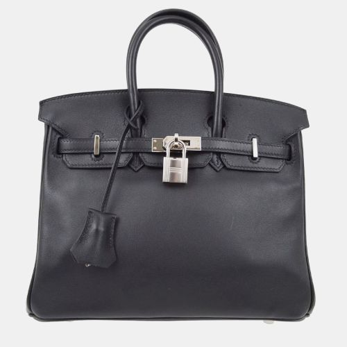 Hermes Black Swift Birkin 25 Handbag - Hermes - Modalova
