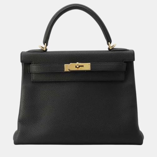 Hermes Black Togo Leather Kelly 28 Tote Bag - Hermes - Modalova