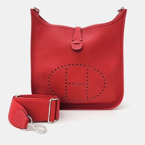 Hermes Red Leather Evelyn 29 bag - Hermes - Modalova