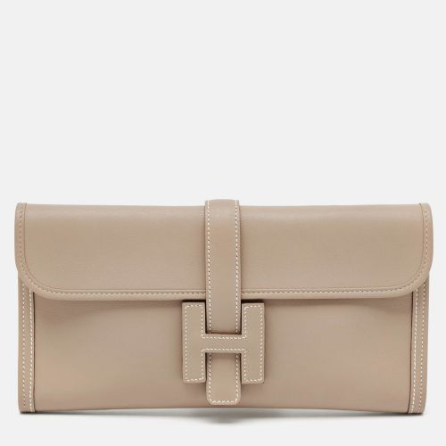 Hermes Argile Swift Leather Elan Jige 29 Clutch - Hermes - Modalova