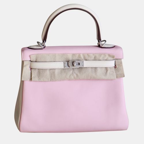Hermes Pink Swift Leather Kelly 25 Tote Bag - Hermes - Modalova