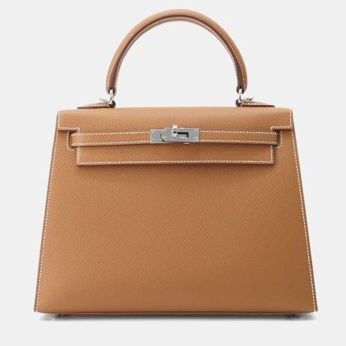 Hermes Gold Epsom Leather Kelly 25 Tote Bag - Hermes - Modalova