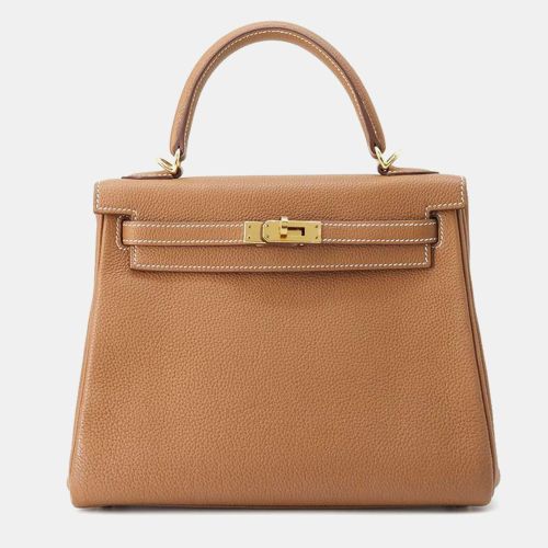 Hermes Gold Togo Leather Kelly Retourne 25 Handbag - Hermes - Modalova