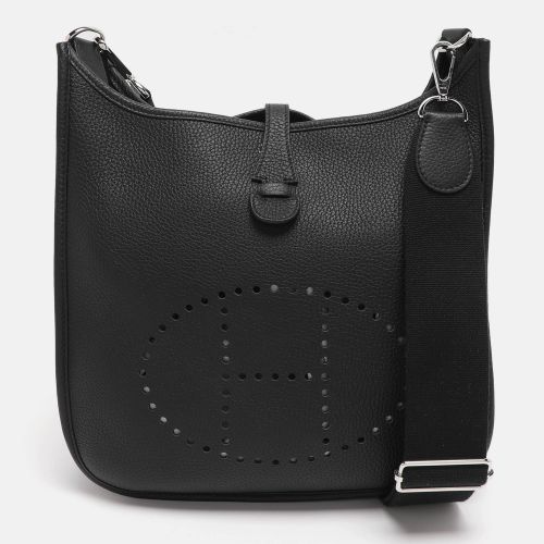 Hermes Black Clemence Leather Evelyne III PM Bag - Hermes - Modalova