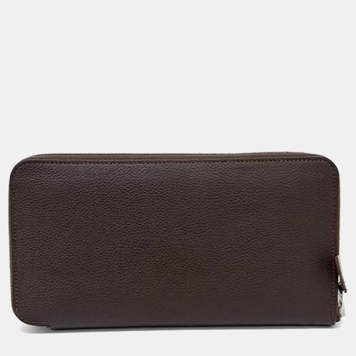 Silkyin Long Leather Wallet - Hermes - Modalova