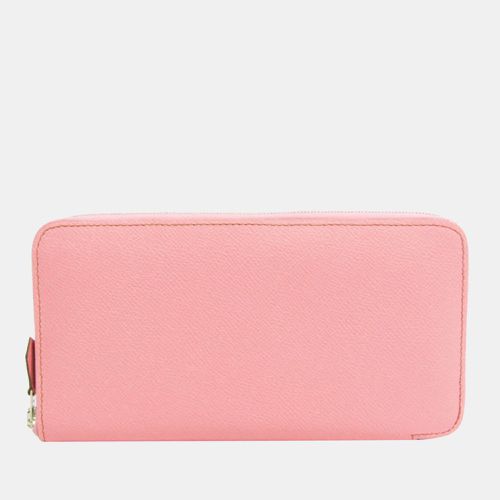 Hermes Azap Long Women's Epsom Leather Long Wallet (bi-fold) Rose Confe BF563234 - Hermes - Modalova