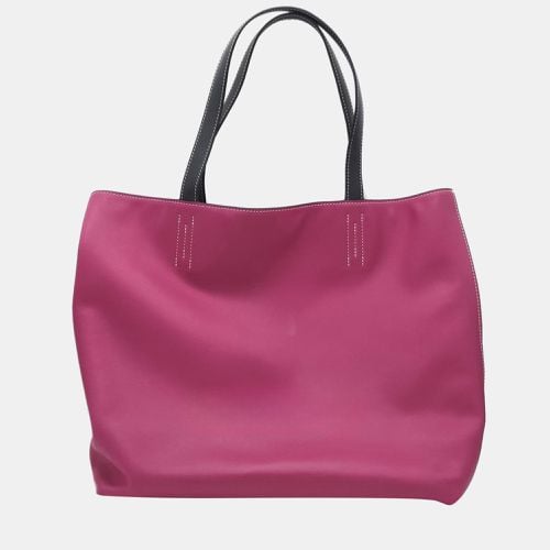 Hermes Pink Leather Double Sens 36 Shoulder Bag - Hermes - Modalova