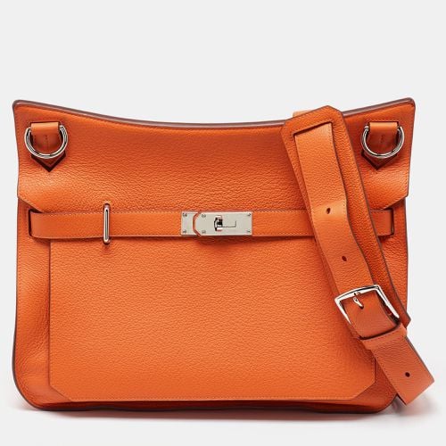 Hermès Orange Togo Leather Palladium Finish Jypsiere 37 Bag - Hermes - Modalova