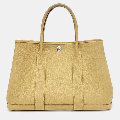 Hermes Beige Negonda Leather Garden Party 30 Tote Bag - Hermes - Modalova