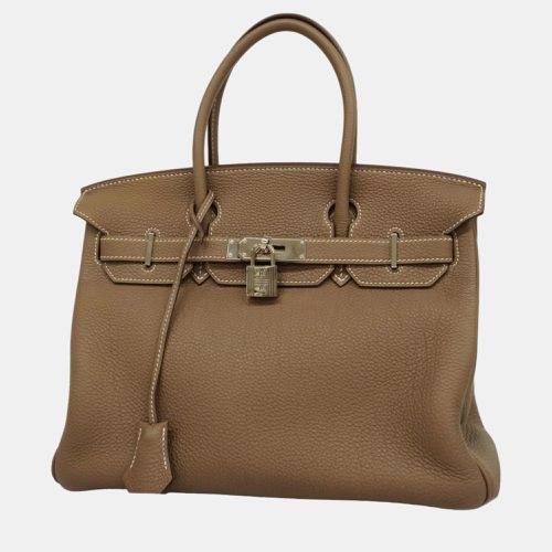 Hermes Etoupe Togo Leather Birkin 30 Tote Bag - Hermes - Modalova