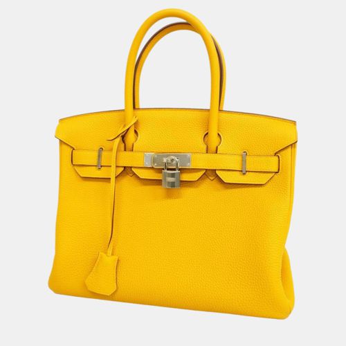 Hermes Yellow Togo Leather Birkin 30 Tote Bag - Hermes - Modalova