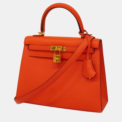 Hermes Red Epsom Leather Kelly 25 Tote Bag - Hermes - Modalova