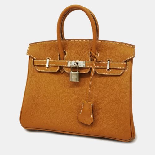 Hermes Gold Togo Leather Birkin 25 Tote Bag - Hermes - Modalova