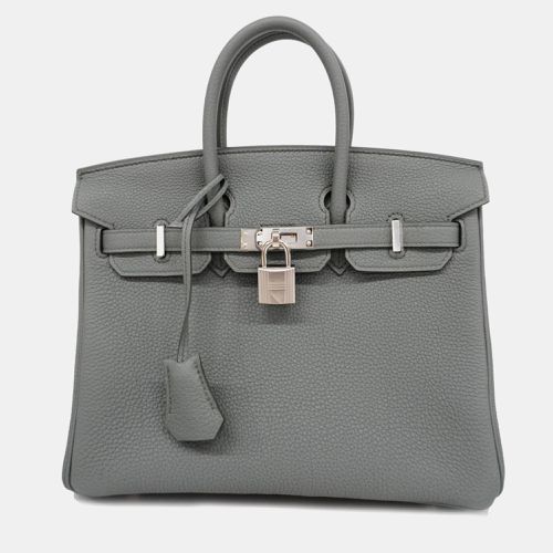 Hermes Grey Togo Leather Birkin 25 Tote Bag - Hermes - Modalova