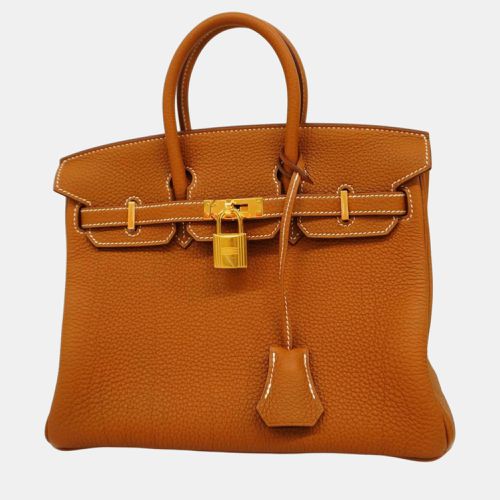 Hermes gold Togo Birkin Stamp Handbag - Hermes - Modalova