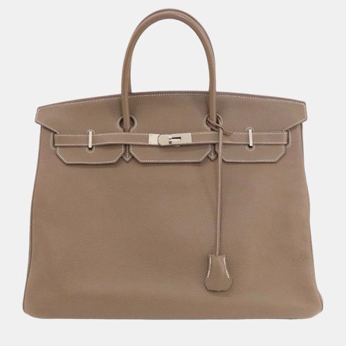 Hermes Etoupe Togo Birkin Handbag - Hermes - Modalova