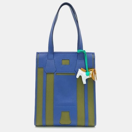 Hermes Blue Petit Ash tote bag & Rodeo Bag charm - Hermes - Modalova