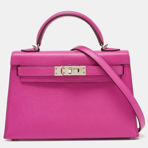 Hermès Magnolia Epsom Leather Palladium Finish Mini Kelly II Sellier 20 Bag - Hermes - Modalova