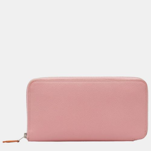 Hermes Pink Leather Epsom Leather Azap Classic Wallet - Hermes - Modalova