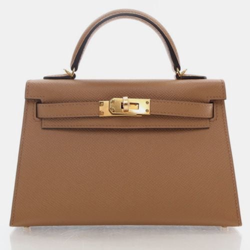 Hermes Chai Epsom Mini Kelly Handbag - Hermes - Modalova