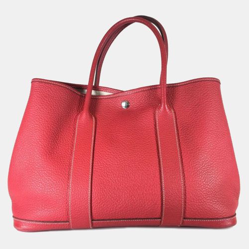 Hermes Rouge Casaque Negonda Garden Party 36 Handbag - Hermes - Modalova