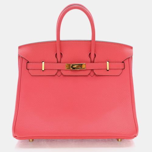 Hermes Rose Lipstick Togo Birkin 25 Handbag - Hermes - Modalova